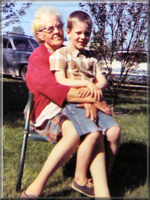 Sitting on my Great Grandmother's lap